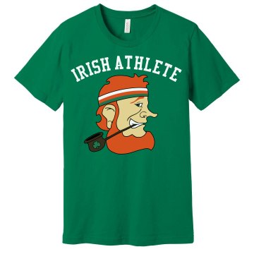 Irish Athlete Unisex Gildan Heavy Cotton Crew Neck Tee