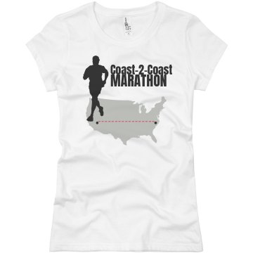 Coast To Coast  Junior Fit Basic Bella Favorite Tee