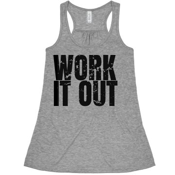Work Out w/ Back Misses Bella Flowy Boxy Lightweight Crop Tank