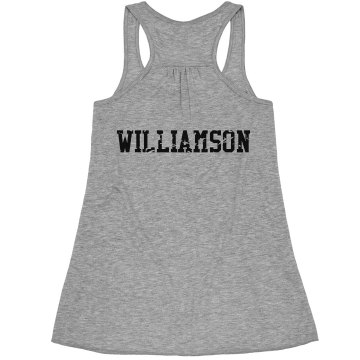 Work Out w/ Back Misses Bella Flowy Boxy Lightweight Crop Tank