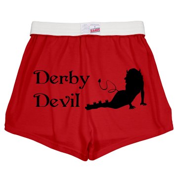 Derby Devil Shorts Junior Fit Soffe Cheer Shorts