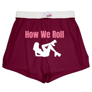 How We Roll Derby Shorts Junior Fit Soffe Cheer Shorts