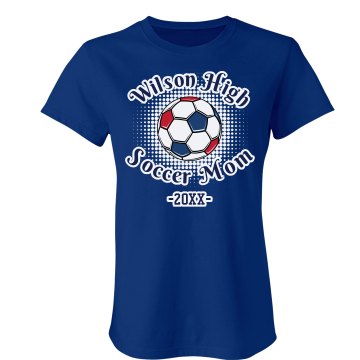 Soccer Mom Tee Junior Fit American Apparel Fine Jersey Tee