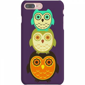 Owl Totem iPhone 4 Rubber iPhone 4 & 4S Case Black