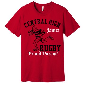 Rugby Guy Shirt Unisex Gildan Heavy Cotton Crew Neck Tee