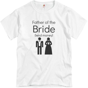 Father Of The Bride Lend Unisex Basic Gildan Heavy Cotton Crew Neck Tee