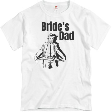 Bride's Dad Unisex Basic Gildan Heavy Cotton Crew Neck Tee
