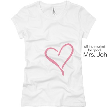Off The Market For Good Junior Fit Basic Bella Favorite Tee