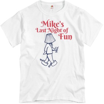 Mike's Bachelor Party  Unisex Basic Gildan Heavy Cotton Crew Neck Tee