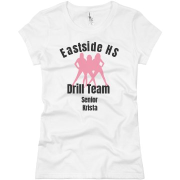 Eastside HS Drill Team Junior Fit Basic Bella Favorite Tee