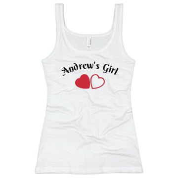 Andrew's Girl Junior Fit Bella Longer Length 1x1 Rib Tank Top