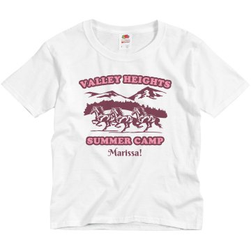 Valley Heights Camp Youth Basic Gildan Ultra Cotton Crew Neck Tee