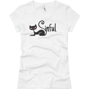 Sinful Junior Fit Basic Bella Favorite Tee