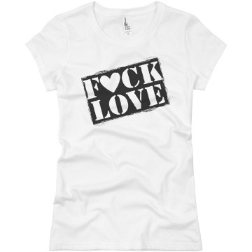 Anti-Valentine's Tee Junior Fit Basic Bella Favorite Tee