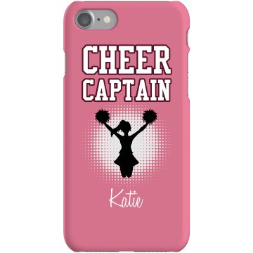 Cheerleader Captain Case Plastic iPhone 5 Case Black