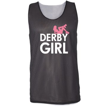 Derby Girl Jersey Badger Sport Mesh Reversible Tank