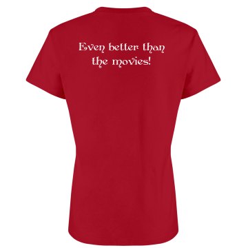 School Musicals w/Back Junior Fit Bella Crewneck Jersey Tee