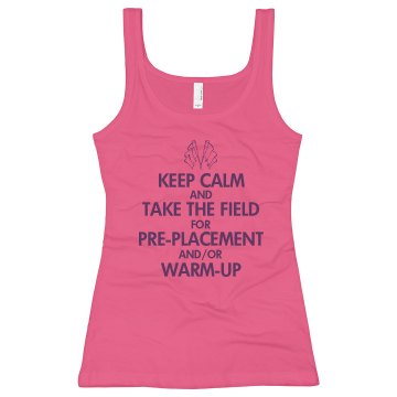 Keep Calm Color Guard Junior Fit Soffe 2x1 Rib Tank Top