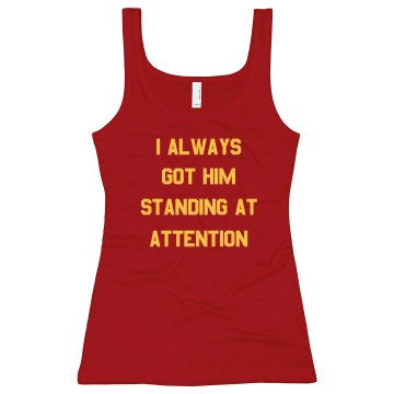 My Area Army Secured Junior Fit Bella Sheer Longer Length Rib Tank Top