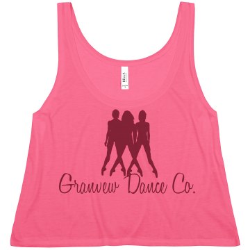 Dance Crop Tee Misses American Apparel Neon Oversized Crop Tank