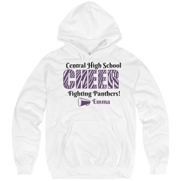 Emma's Love to Cheer Unisex Hanes Ultimate Cotton Heavyweight Hoodie