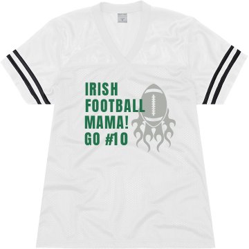 Irish Football Jersey Junior Fit Soffe Mesh Football Jersey