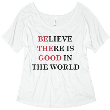 Be The Good  Misses Bella Flowy V-Neck Half-Sleeve Tee