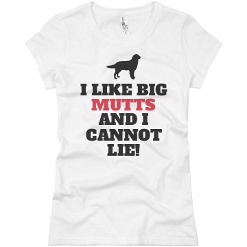 I Like Big Mutts Shirt Junior Fit Basic Bella Favorite Tee