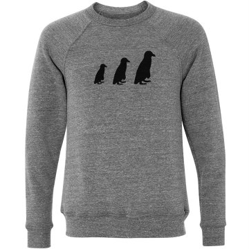 Penguin Line Unisex Canvas Triblend Crew