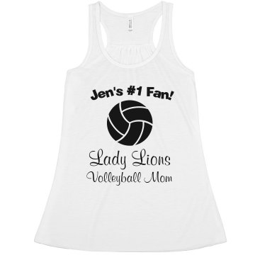 Volleyball Mom Tank Misses Relaxed Fit Anvil Heavyweight Tank Top