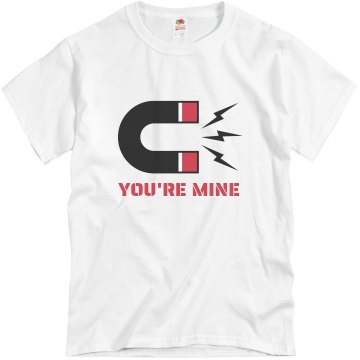 You're Mine/I'm Yours Unisex Basic Gildan Heavy Cotton Crew Neck Tee