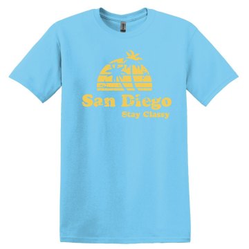 Stay Classy Unisex Gildan Heavy Cotton Crew Neck Tee