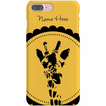 Custom Giraffe iPhone Plastic iPhone 5 Case White 
