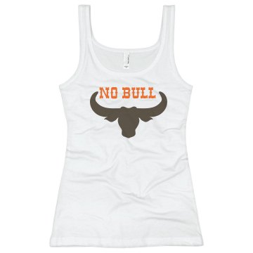 No Bull Junior Fit Basic Bella 2x1 Rib Tank Top