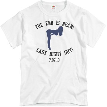 The End Is Near! Unisex Basic Gildan Heavy Cotton Crew Neck Tee