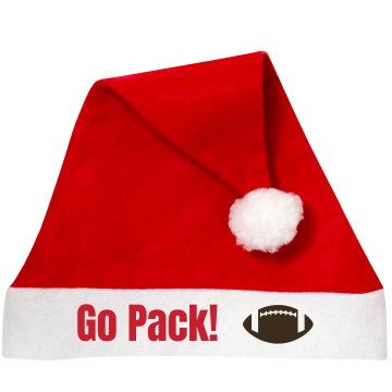 Go Team Santa Hat Personalized Santa Hat