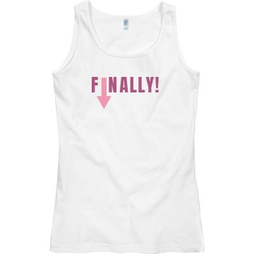 Finally Maternity Tank Junior Fit Bella Sheer Longer Length Rib Tank Top