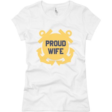 Proud C.G. Wife Junior Fit Basic Bella Favorite Tee