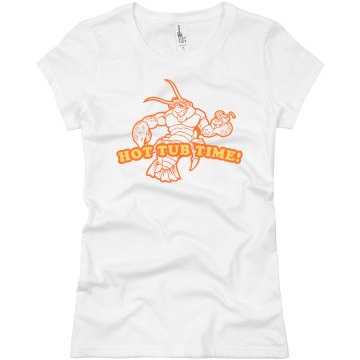 Hot Tub Time! Junior Fit Basic Bella Favorite Tee