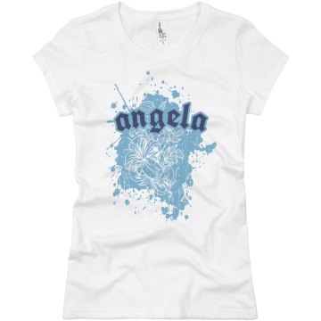 Personalized Tattoe Tee Junior Fit Basic Bella Favorite Tee