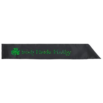 Irish Bride Kathy Adult Satin Party Sash