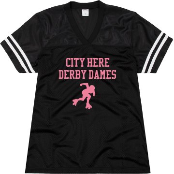 Derby Dames Jersey Junior Fit Soffe Mesh Football Jersey