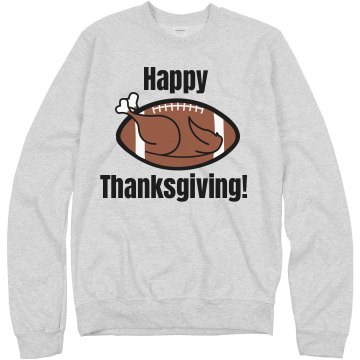 Happy Thanksgiving Tee Junior Fit Bella Long Sleeve Crewneck Jersey Tee