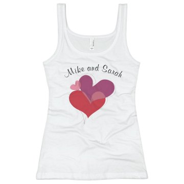Mike Loves Sarah Bella White Basic Junior Fit Camisole