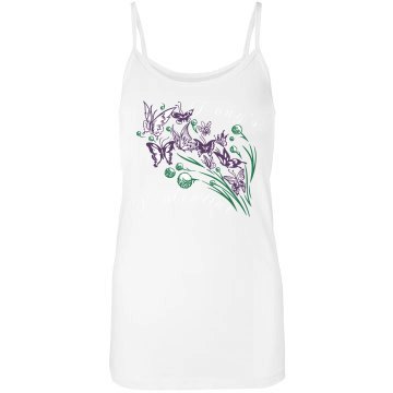 Tony's Valentine Junior Fit Bella Sheer Jersey Longer Length Tank Top