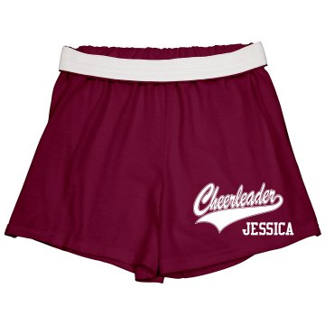 Cheer Shorts w/ Name Junior Fit Soffe Cheer Shorts