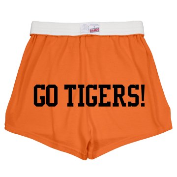 Go Tigers Shorts Junior Fit Soffe Cheer Shorts