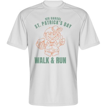 St. Pat Gold Race Tee Paragon Performance Tee