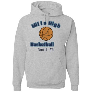 Basketball Hoodie Design Unisex Gildan Heavy Blend Hoodie