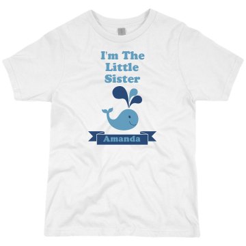I'm the Little Sister Youth Bella Girl 1x1 Rib Tank Top